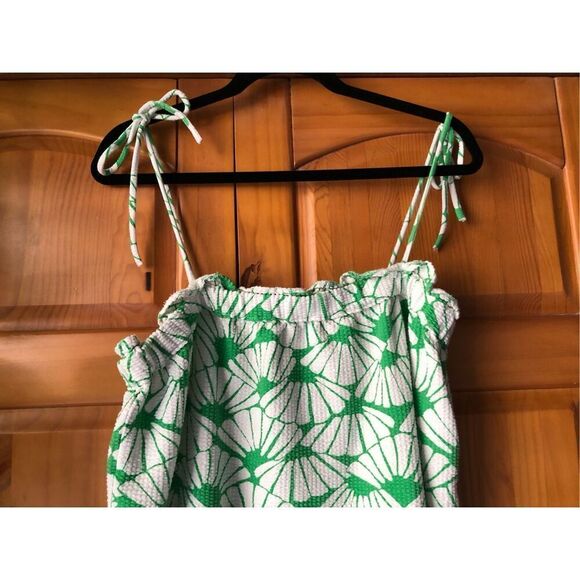 H&M Shell Print Waffled Jersey Shift Dress Size Medium - Picture 5 of 10